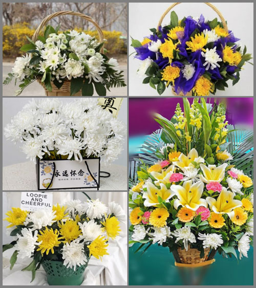 贵州毕节市织金县龙场镇六花村白事提篮配送